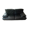 Chocolate leather sofa