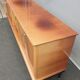 Enfilade laque noire et teck Ameublement NF 1960