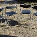 Set of 4 folding chairs Souvignet