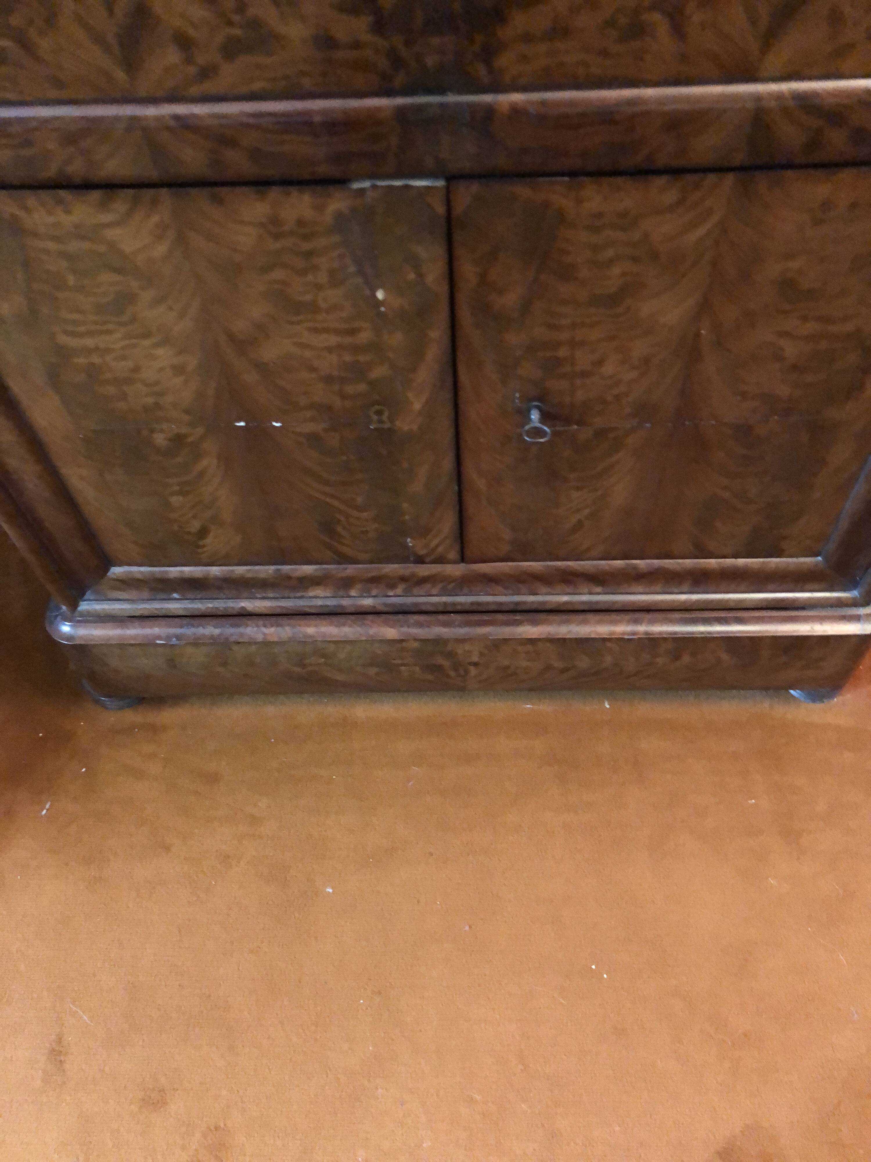 LOUIS PHILIPPE PERIOD MAHOGANY SECRETARY