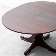 1960s vintage moderne antique table à rallonge en teck