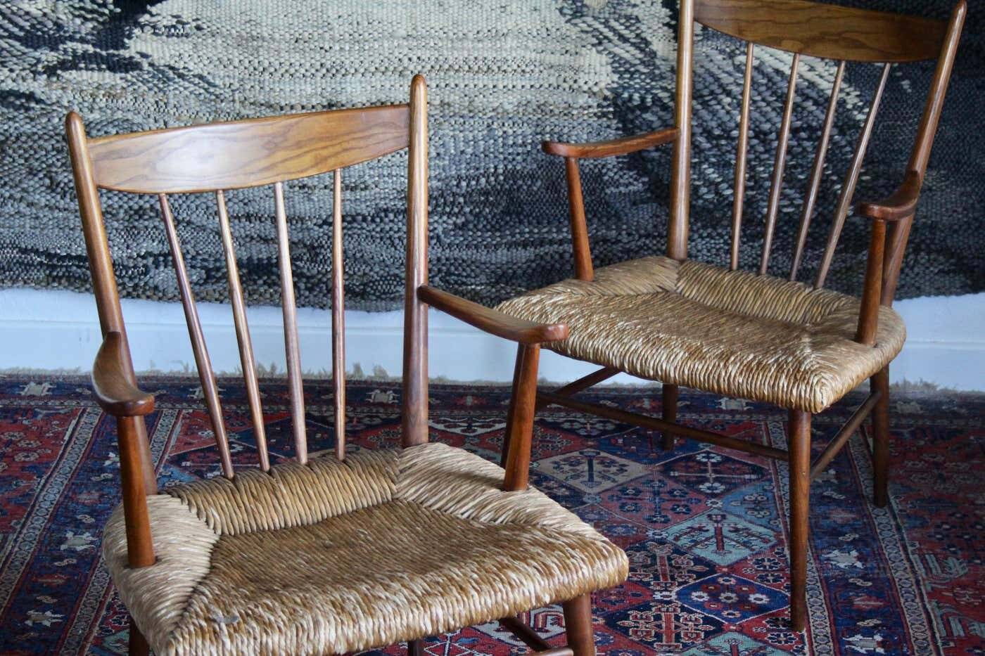 Paire de fauteuils de style scandinaves, années 1950