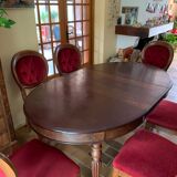 Solid mahogany dining table