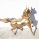 Xl brass horse