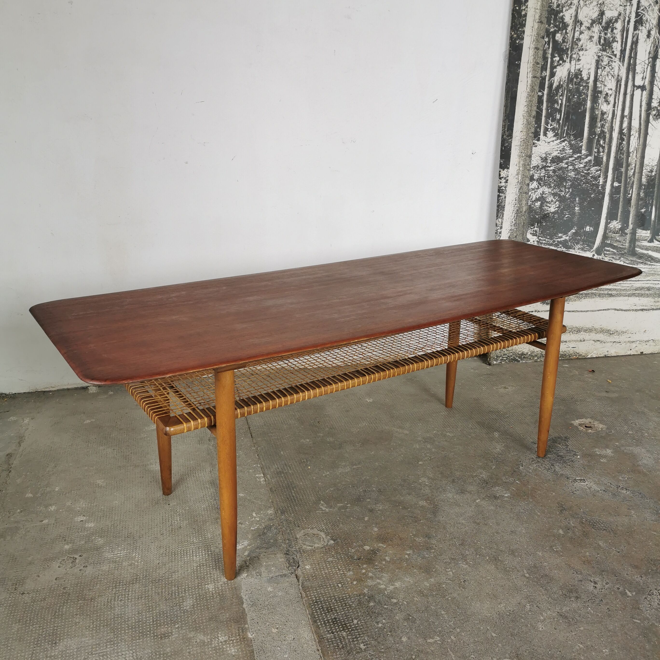 Vintage Scandinavian style coffee table from the 60s