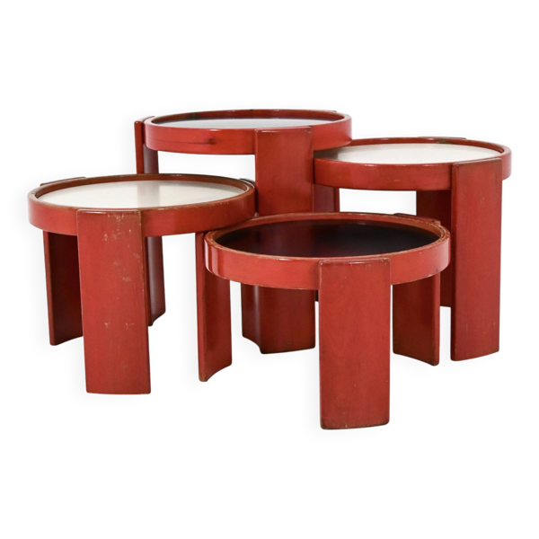 Tables gigognes modèle 780 de Gianfranco Frattini pour Cassina, années 1960