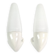 Pair of Art Deco ceramic wall lights by S.Bernadotte