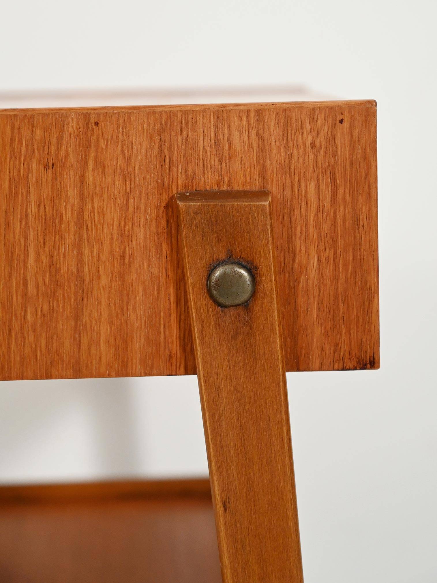 Pair of Scandinavian bedside tables in teak