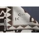 Vintage Turkish Oushak Handmade Wool Cotton White Runner Rug 100x320