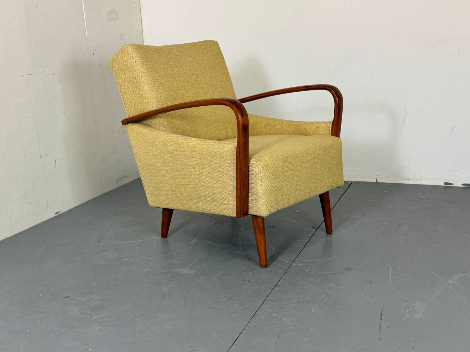 Fauteuil de salon moderniste du milieu du siècle, années 1950