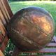 Old copper pot cover