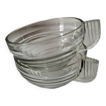 2 art deco cups