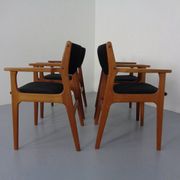 Mid-Century Danish Armchairs in Teak, 1960s, Set of 4