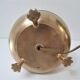 Early 20th century brass tripod tripod lamp foot
