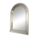 Large vintage Deknudt arched beveled panel mirror – gold, Belgium, 1980s