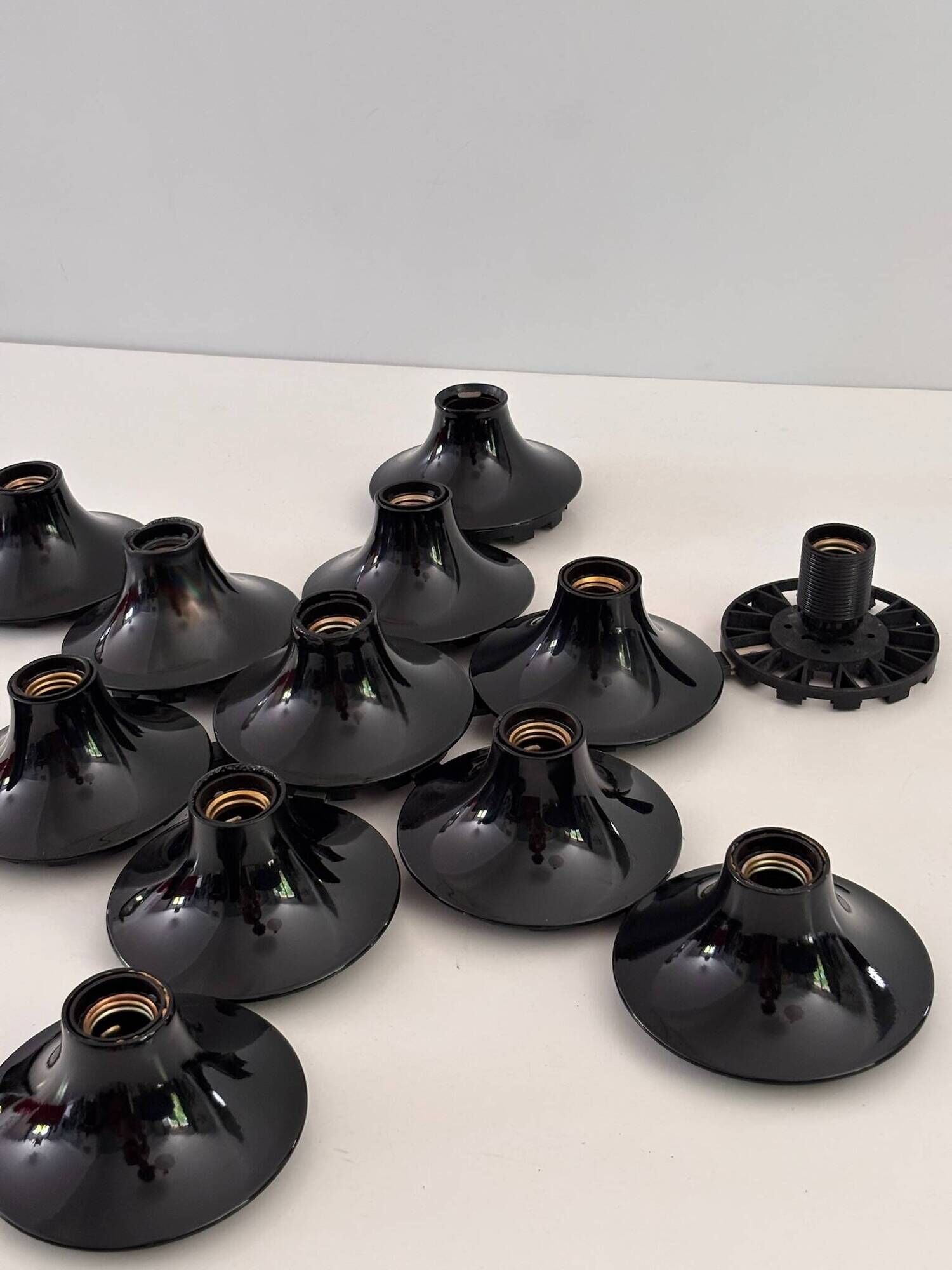 Composition of 13 Teti Wall Lights by Vico Magistretti for Artemide 1970 ABS