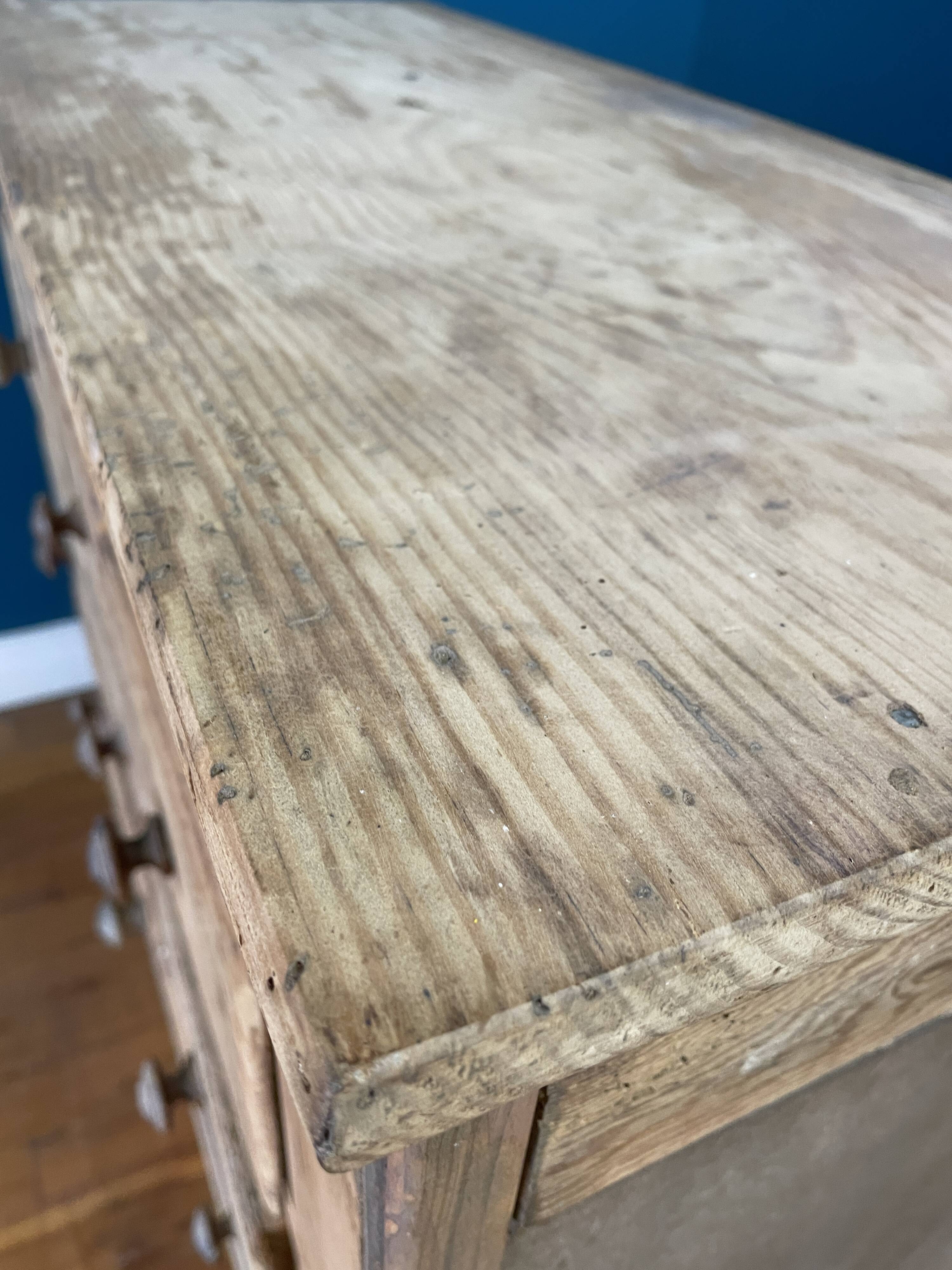 Wooden craft furniture with 9 drawers