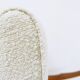 Paire de fauteuils des années 1960 en bouclette blanche