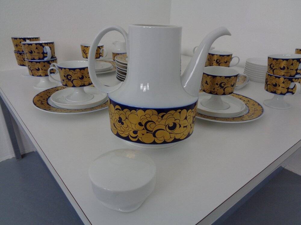 Coffee service for 12 people by Tapio Wirkkala for Rosenthal, 1960s, set of 42.