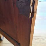 Low sideboard buffet in solid cherry wood, late 19th century