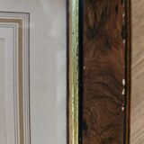 Plum tree botanical board under wooden frame