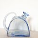 Blue art deco decan decanter