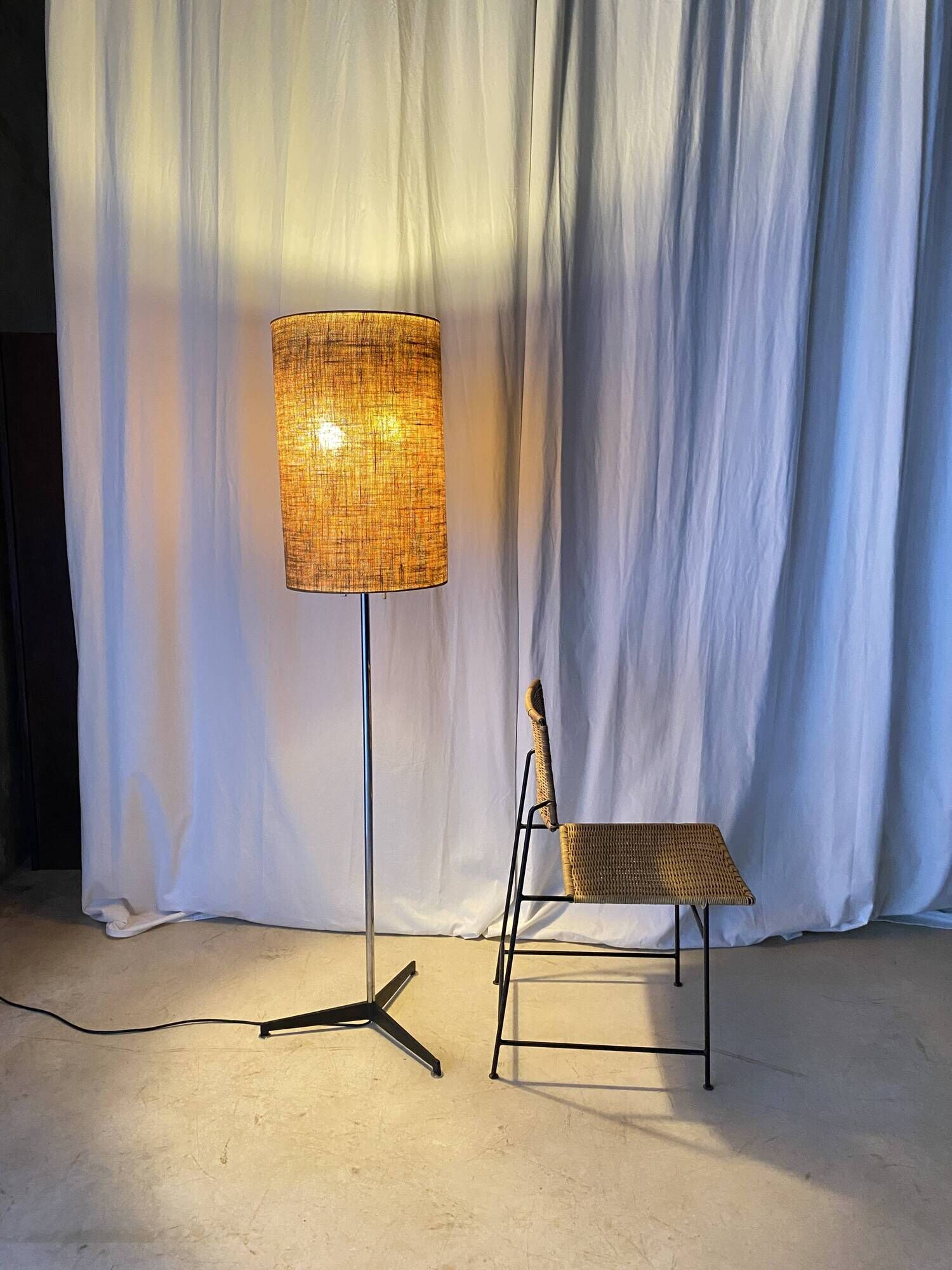 German floor lamp by Staff Leuchten, 1960s.