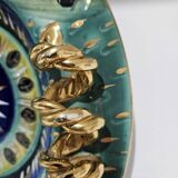 H. Bequet Quaregnon ceramic plate, Belgium 1950s.