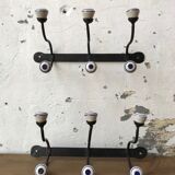 Porcelain and wrought iron