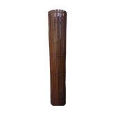 Floor lamp cylinder in vintage rattan years 80