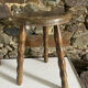 Tabouret en bois tripode