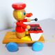 vintage wooden pull toy