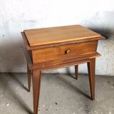 Vintage oak bedside table