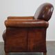 Beautiful sheep leather armchair with fixed cushion and stunning colors