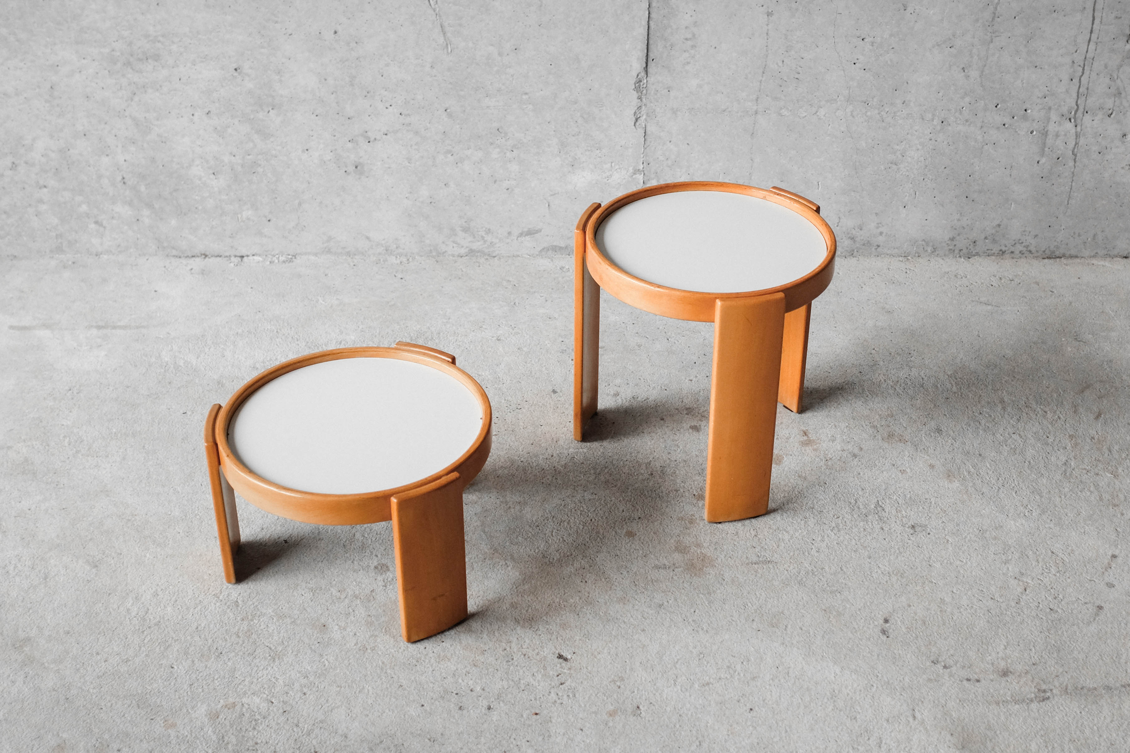 Tables by Gianfranco Frattini for Cassina