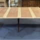 19th-century Louis XVI dining table in Cuban mahogany.