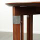 Table d'appoint ronde au design Art Déco