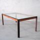 Table basse en palissandre minimaliste danoise, années 1960