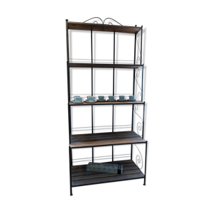 Armoire acier et bois