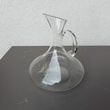 Glass wine carafe