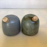 Salt and pepper handmade ceramic