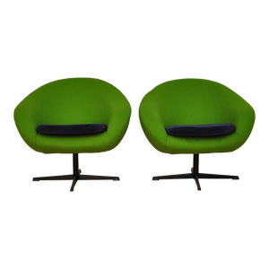 Fauteuils sur pied pivotant, années