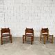 Ensemble de trois fauteuils Knud Friis années 1960