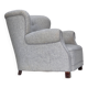 1950s, Danish relax chair by Fritz Hansen, model 1518, grey furniture wool.