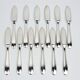 Christofle fish service for 12 — silver-plated metal, OC hallmarks, box