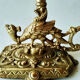Bougeoir rat de cave en bronze