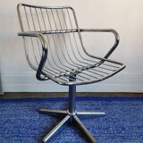 Swivel office armchair from the 80s