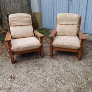 Paire de fauteuils vintage
