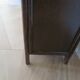 Retro-vintage-Low sideboard-library - cane-wood-rattan-1960s