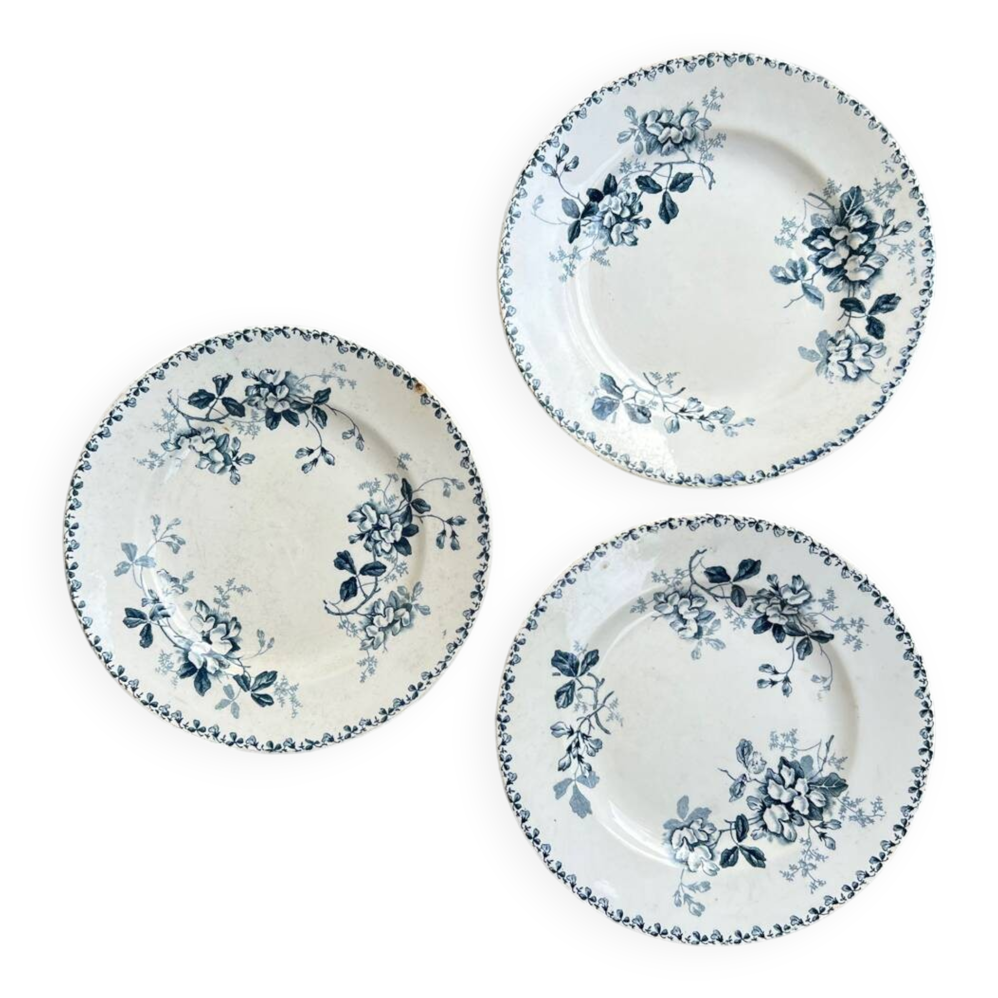 Assiette Terre de Fer St Amand Acacia XIX